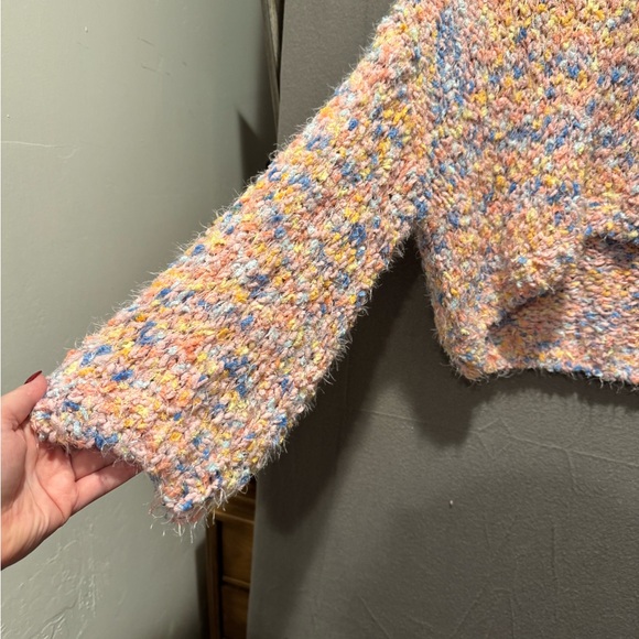 Colorful Women's Crew Neck Sweater - Picture 2 of 4